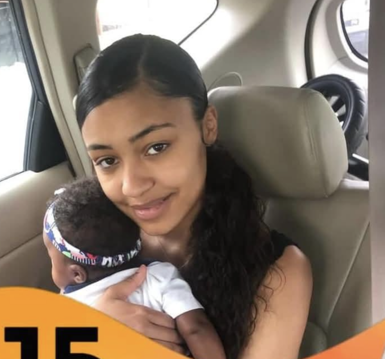 Kayla Calderon and her child