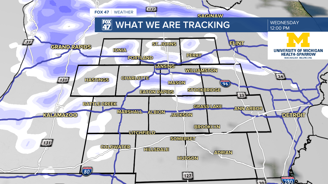 Wednesday Snow Showers