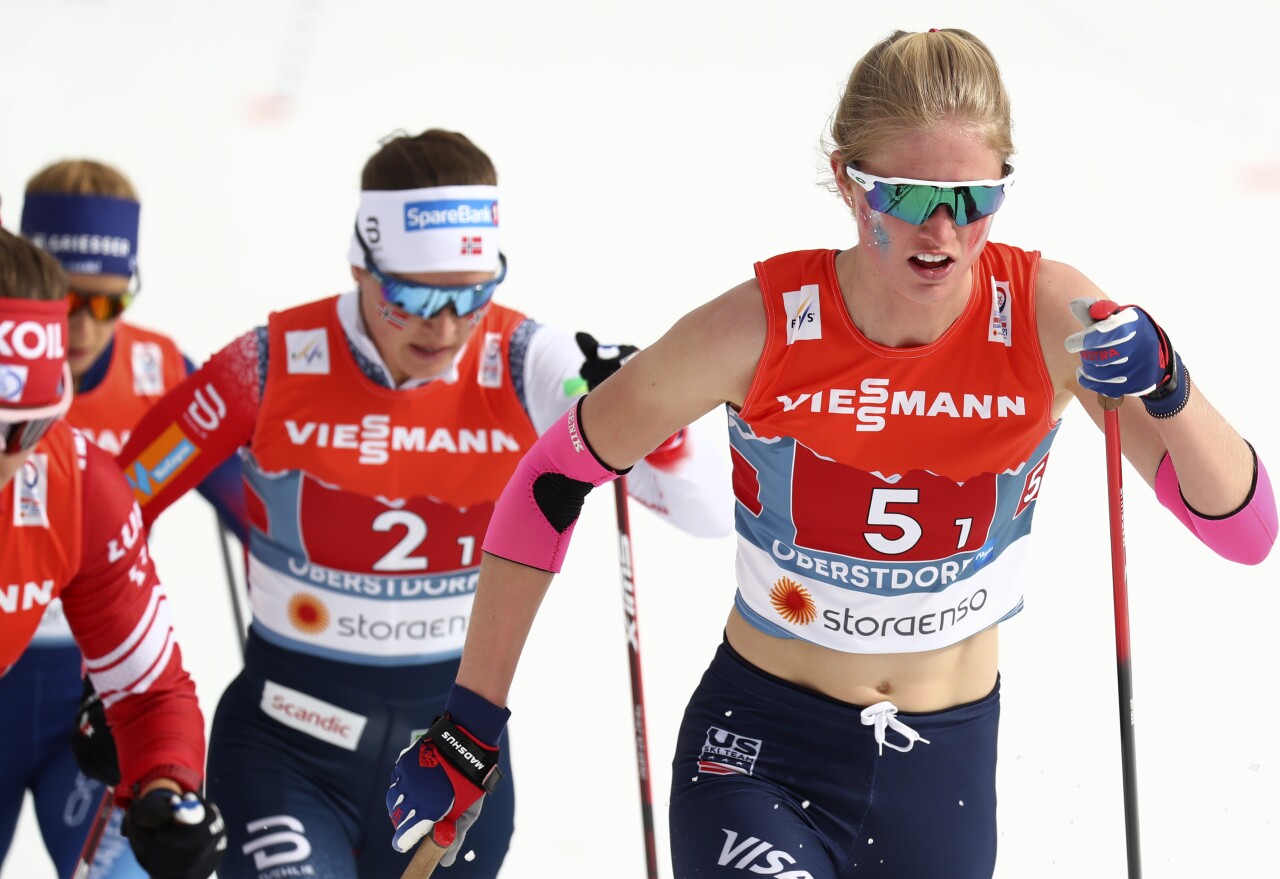 Hailey Swirbul_cross country skiing