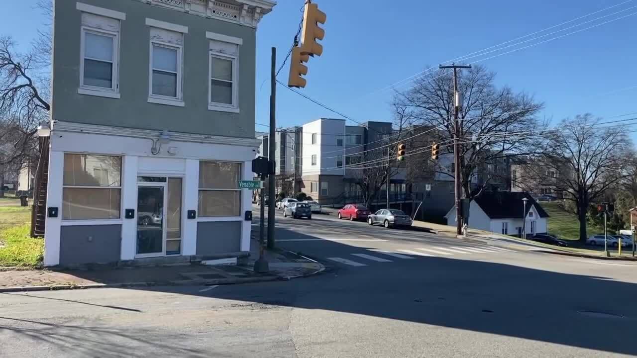 Just C's building near Mosby Court