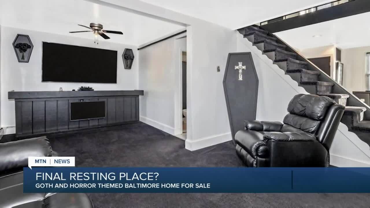 "Goth/horror"-themed house for sale