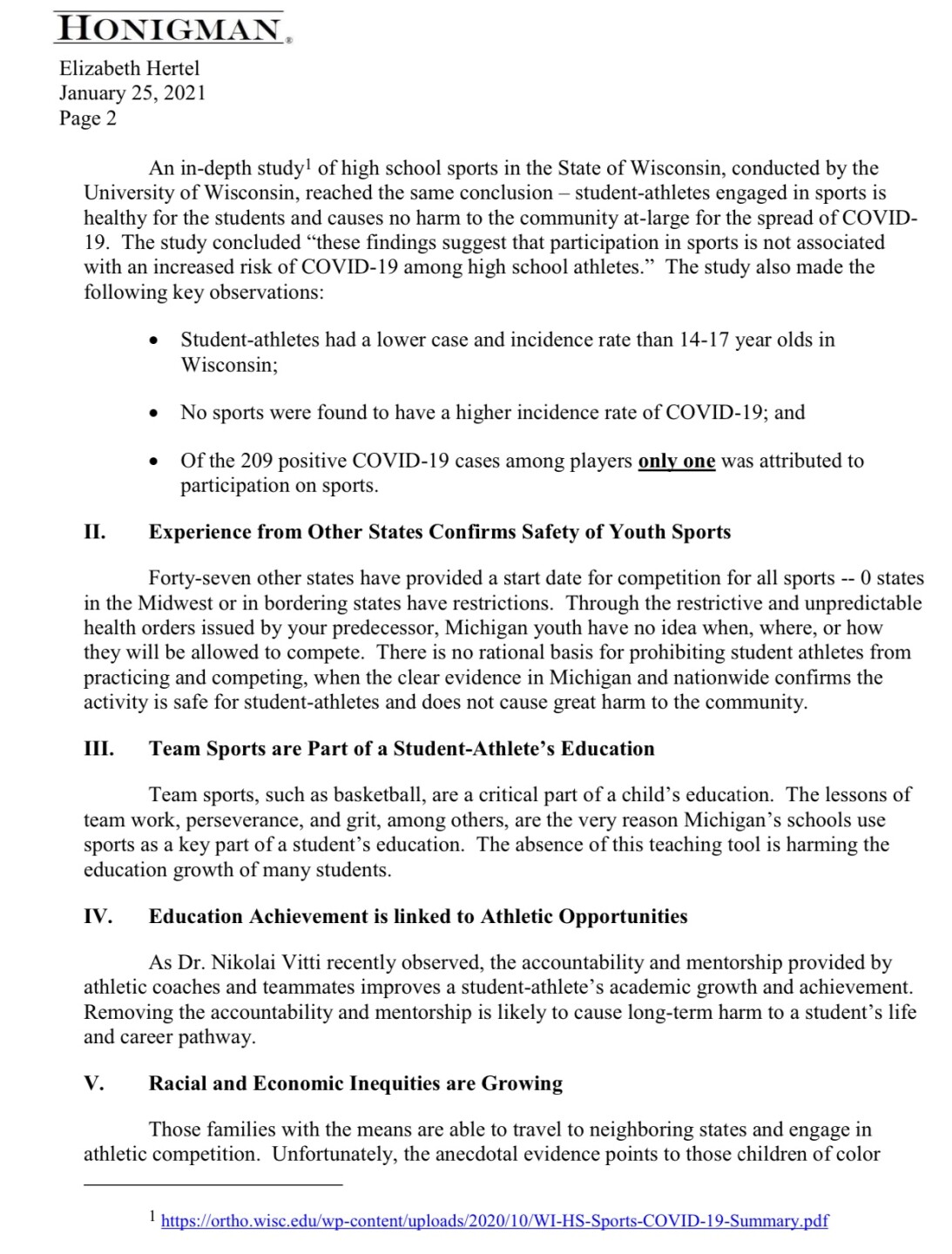 Page 2 of 'Let Them Play' lawsuit