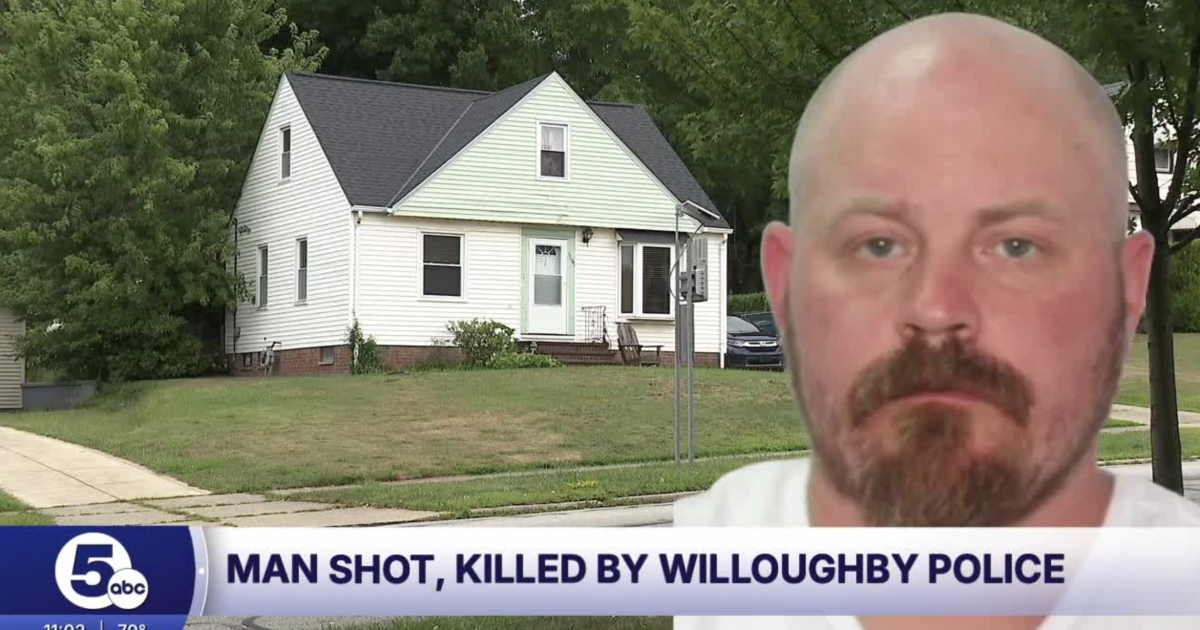 Willoughby Police say suspect charged at officers with knife before being fatally shot by officers