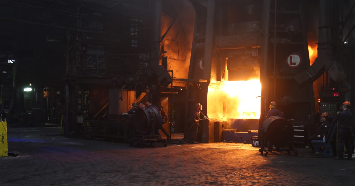 One of the world's largest counterblow hammers is in Cudahy