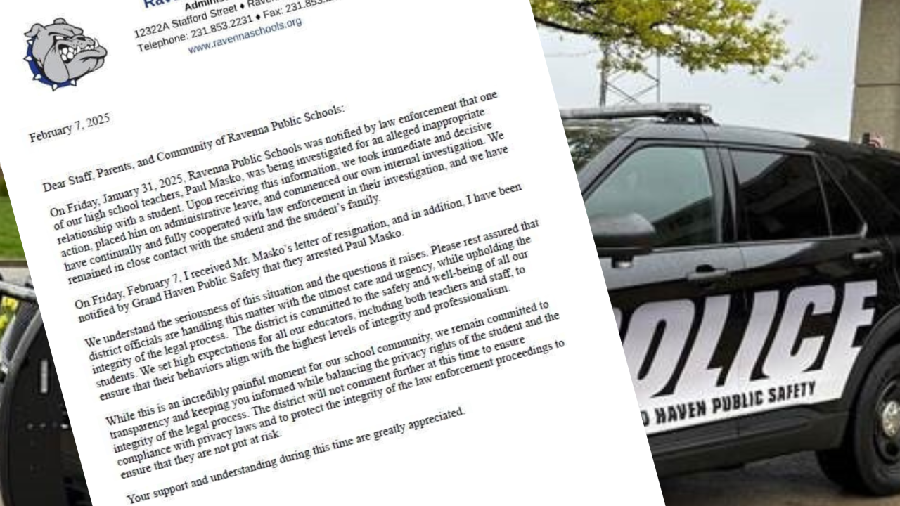Ravenna teacher charged for inappropriate relationship with student