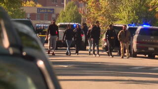 Detroit shooting scene
