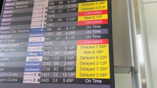 Travelers had to navigate delays at Fort Lauderdale-Hollywood International Airport on March 16, 2026.