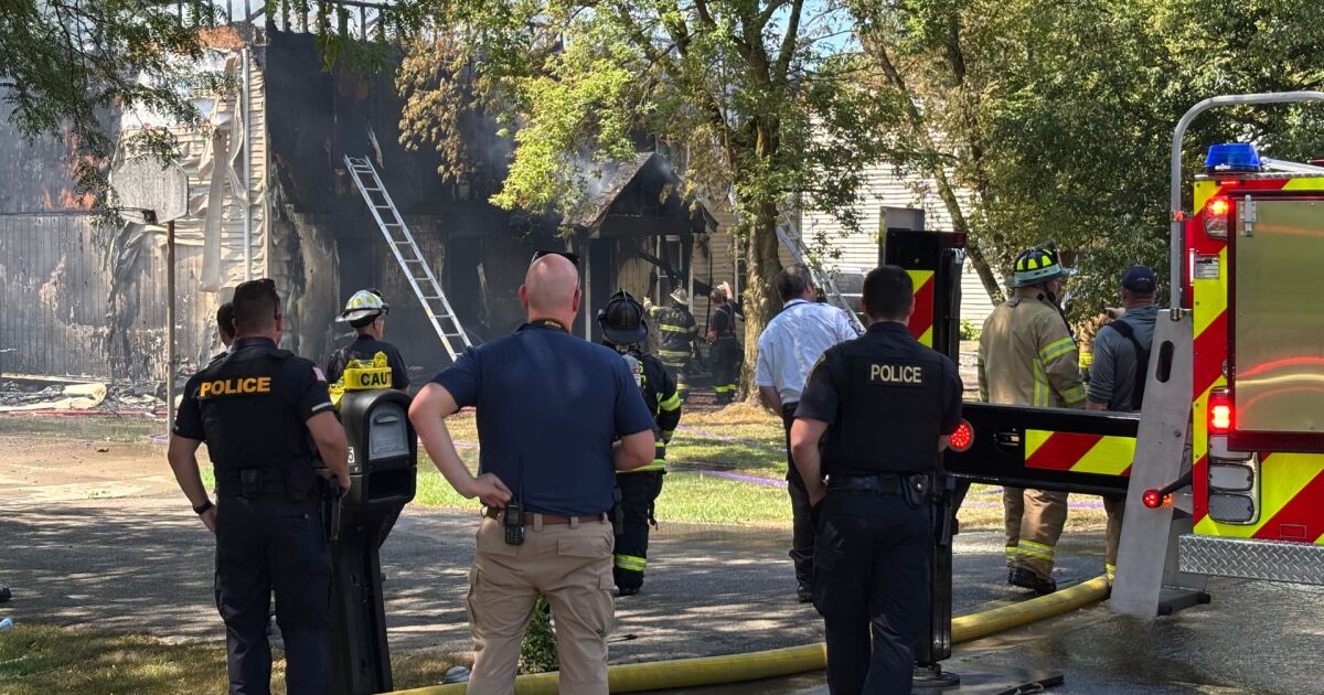 Several crews responding to house fire on Ellis Road