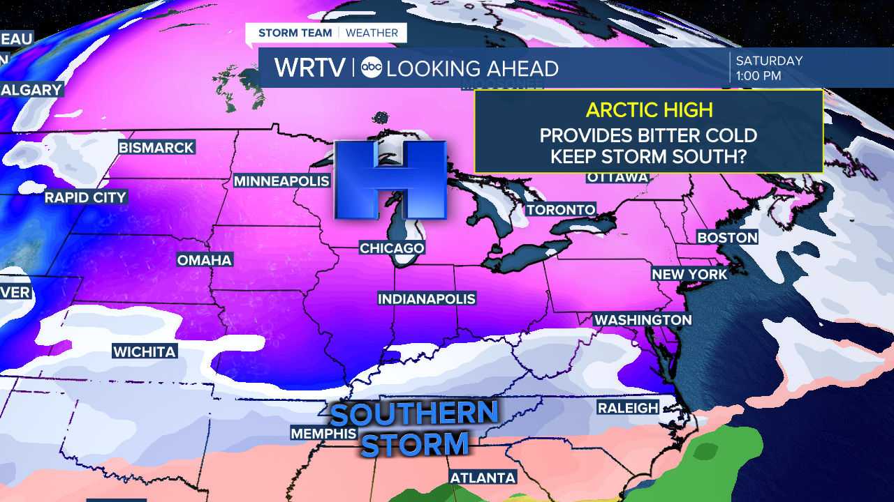 Weekend winter system