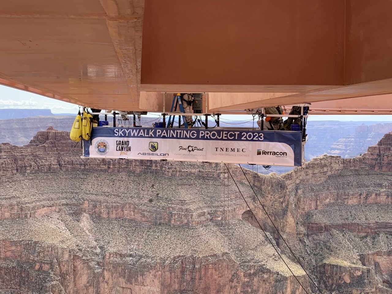 Grand Canyon Skywalk painting project 2023