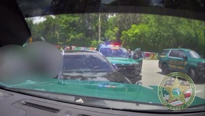 VIDEO: Man wanted in Polk County arrested in Gainesville after attempting to drive away deputies: ACSO