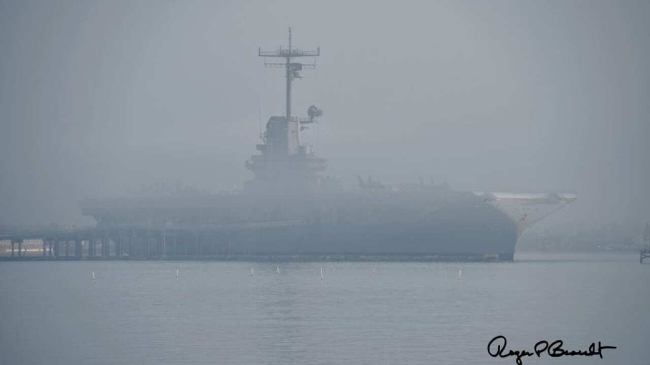 Unseasonably mild with fog