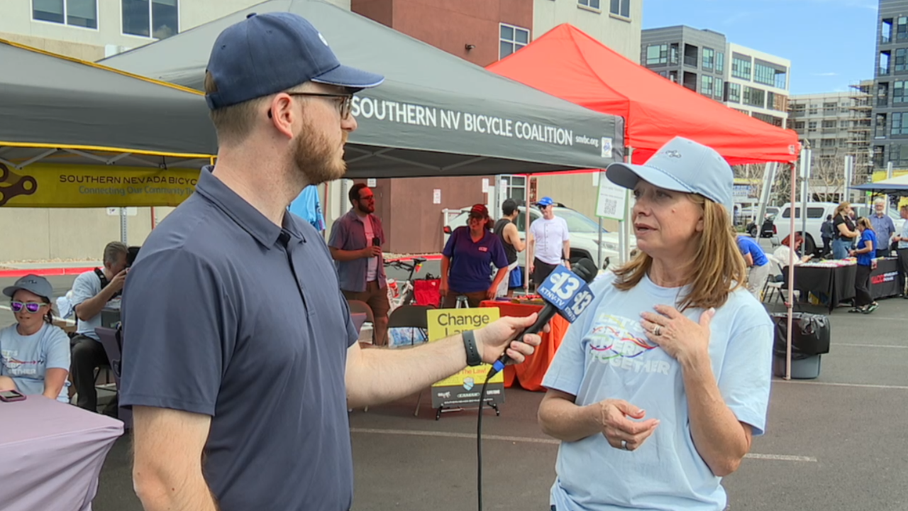 Las Vegas Arts District's newest mural promotes road safety in Southern Nevada