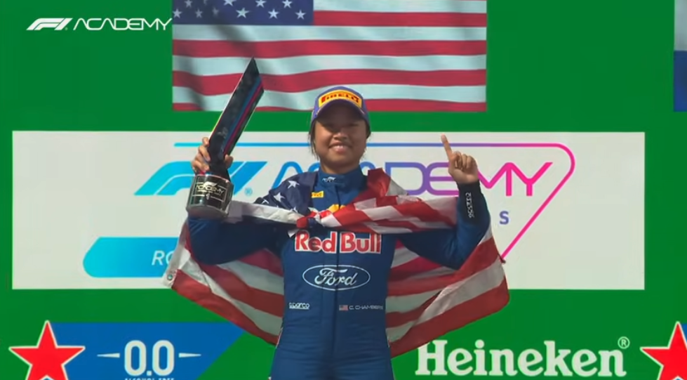 Chloe Chambers wins second F1 Academy race in Las Vegas