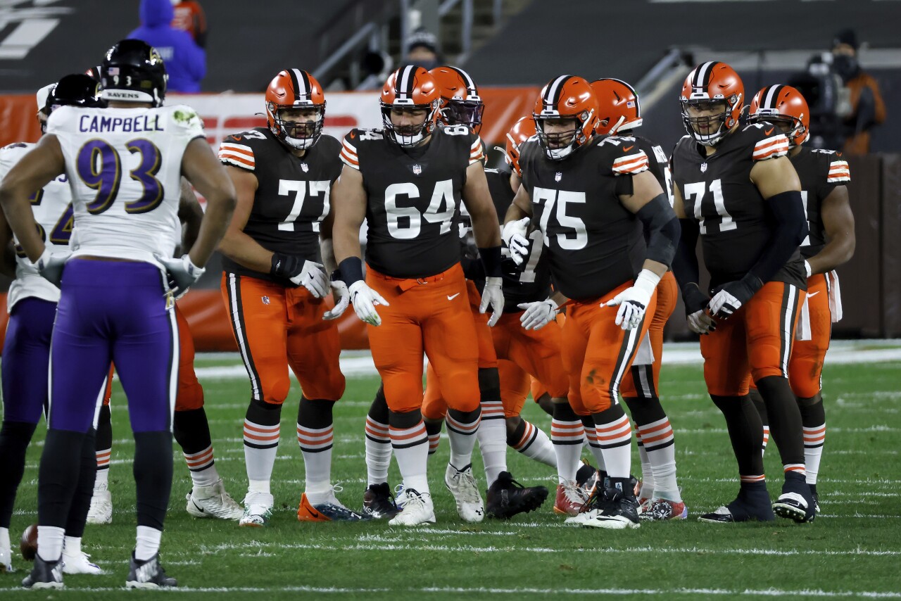 Browns offensive line
