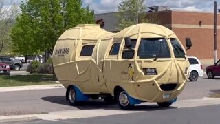 The Planters Peanuts "Nutmobile" rolled through Montana