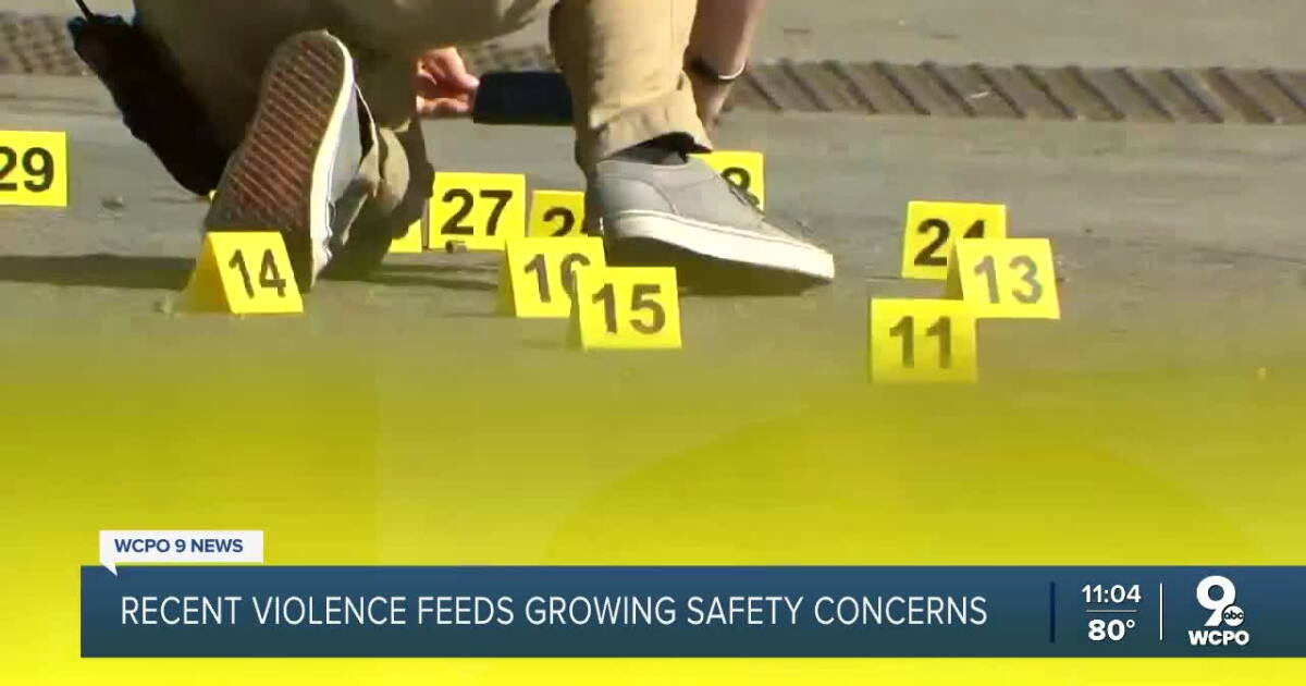 Shooting anxiety rises after 25 shot in eight days in Cincinnati - Vimarsana News