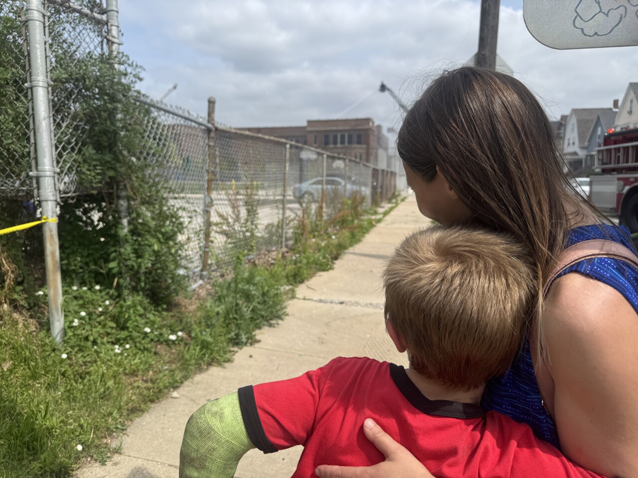 Cecelia Stib and her son, Cory. 