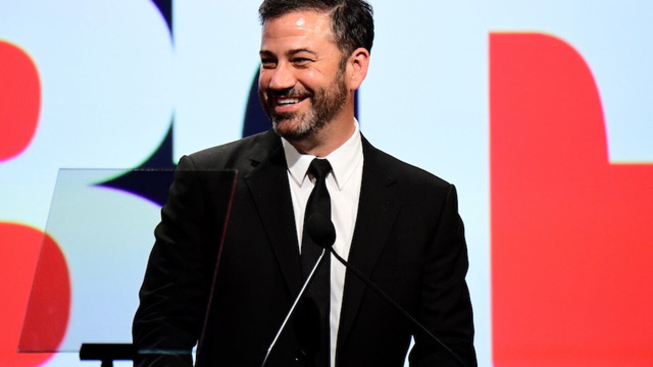 Jimmy Kimmel brings out his son to talk about health care