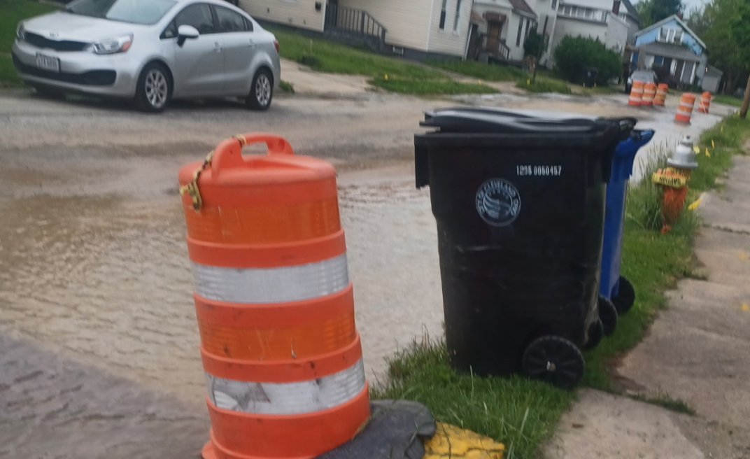 CLE neighborhood deals with water main and sink hole issues