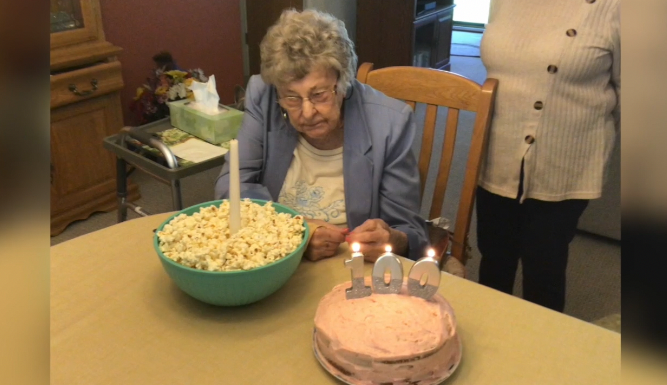 Julia Miller paw paw 100 years old