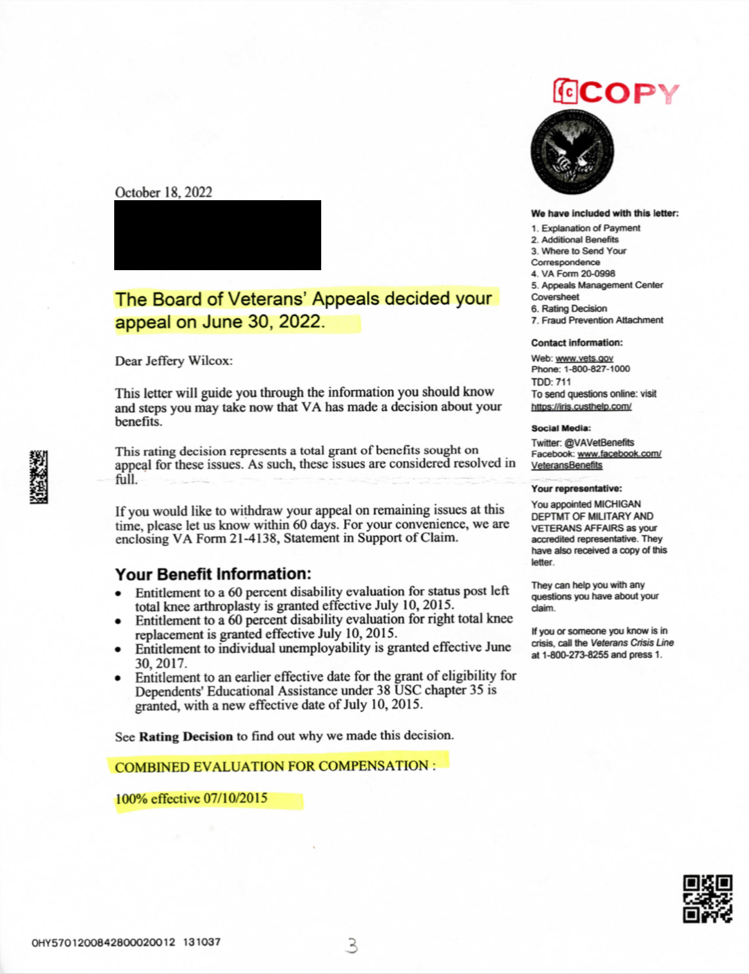 EGR veteran pushes for changes to state’s disabled veterans exemption