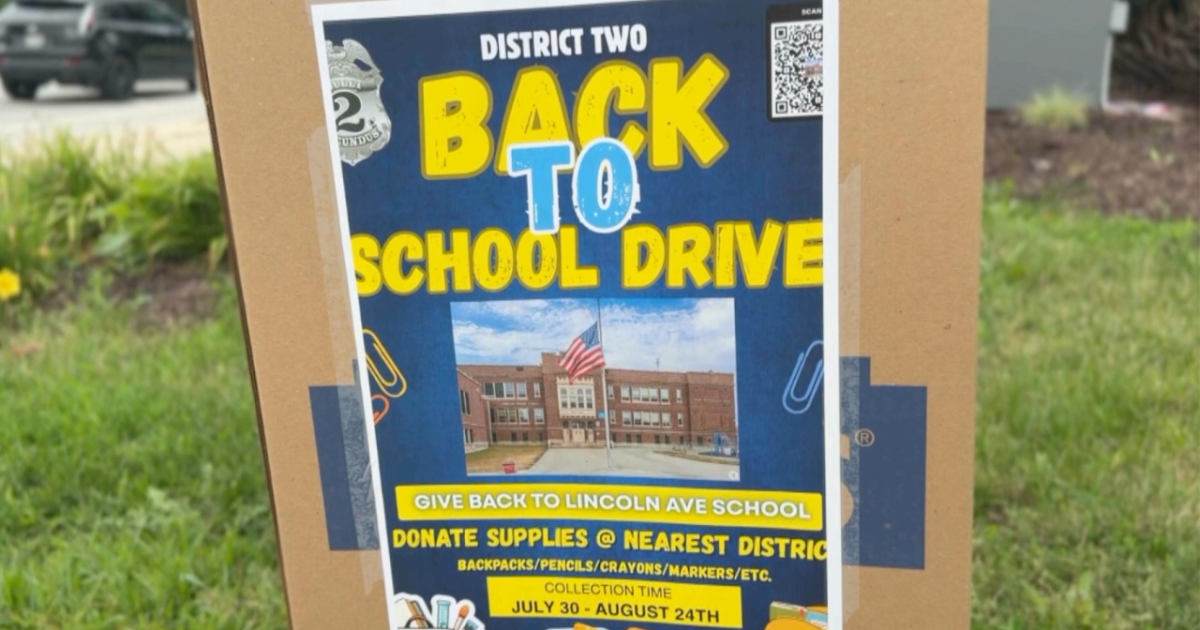 Milwaukee police, Safe & Sound collect school supplies for students after Lincoln Avenue Elementary fire