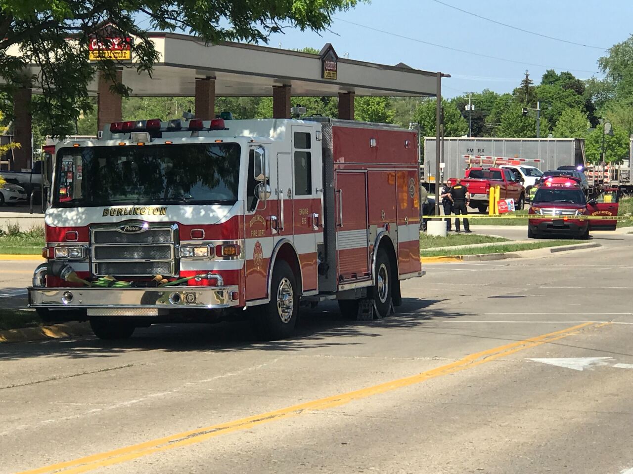 Burlington train crash