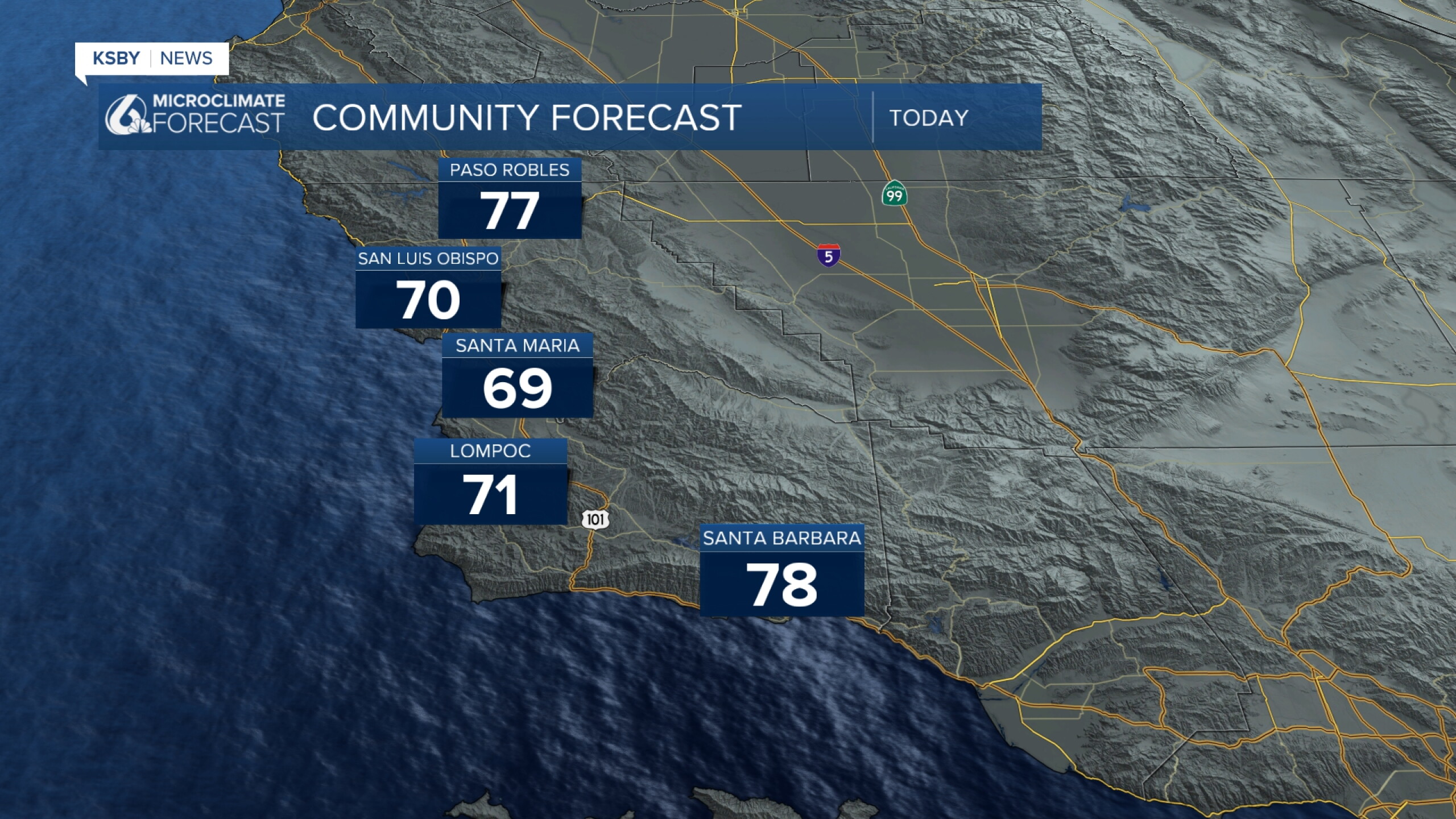 Cool and cloudy conditions for Wednesday, warmer weather moves in by ...