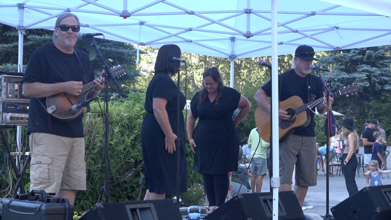 The Kim Stocking Band kicked off the concert series at Sun Valley