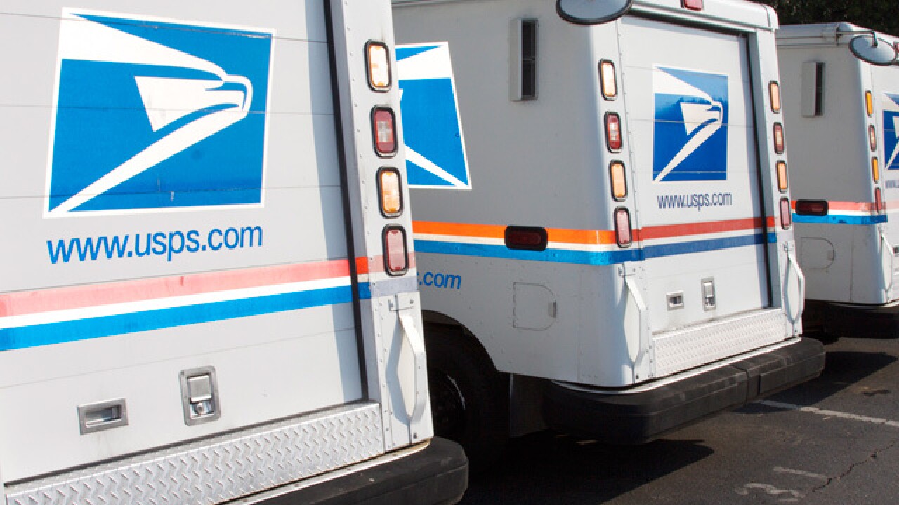 Suburban Boca Raton post office mailbox pried open