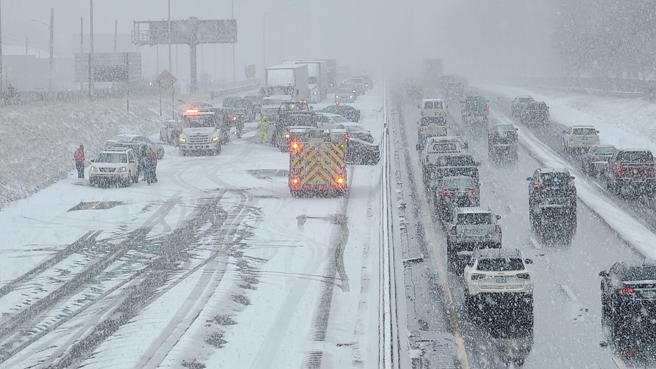 Multivehicle pileup on I94 near Conner in Detroit