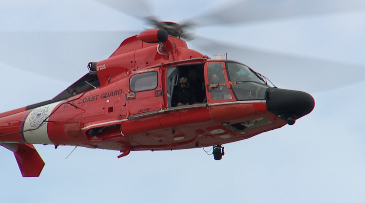 Coast Guard helicopter