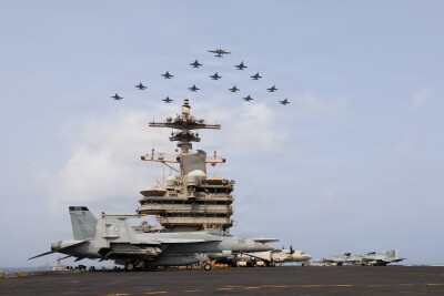 USS George H.W. Bush Conducts PHOTOEX