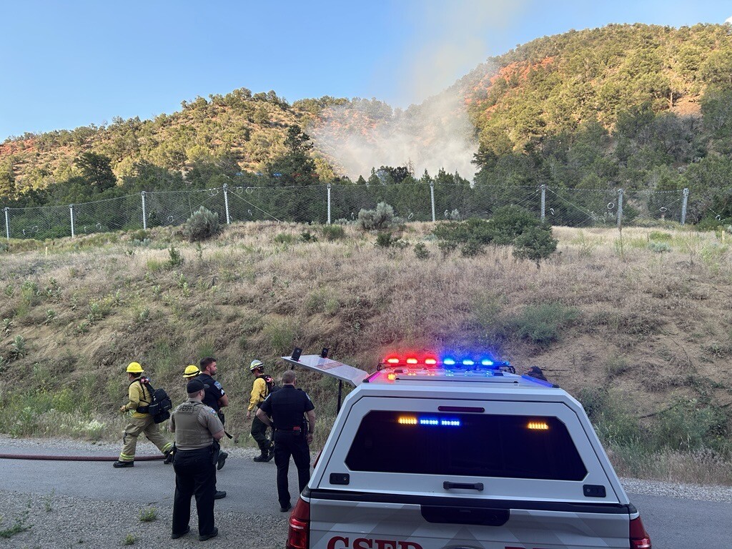 Glenwood Springs brush fire 6-26-25