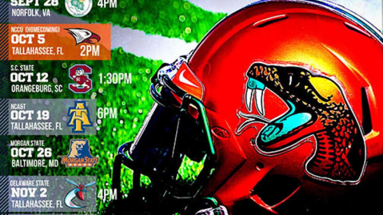 2019 FAMU Football Schedule 2019 FAMU Football Schedule