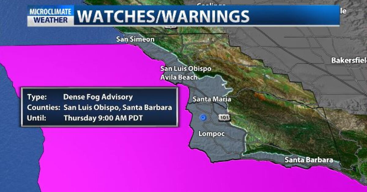 Dense fog expected through the morning commute, air quality improves ...