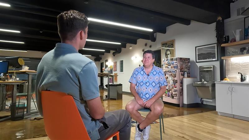 Ryan Fish with Ricardo Baca