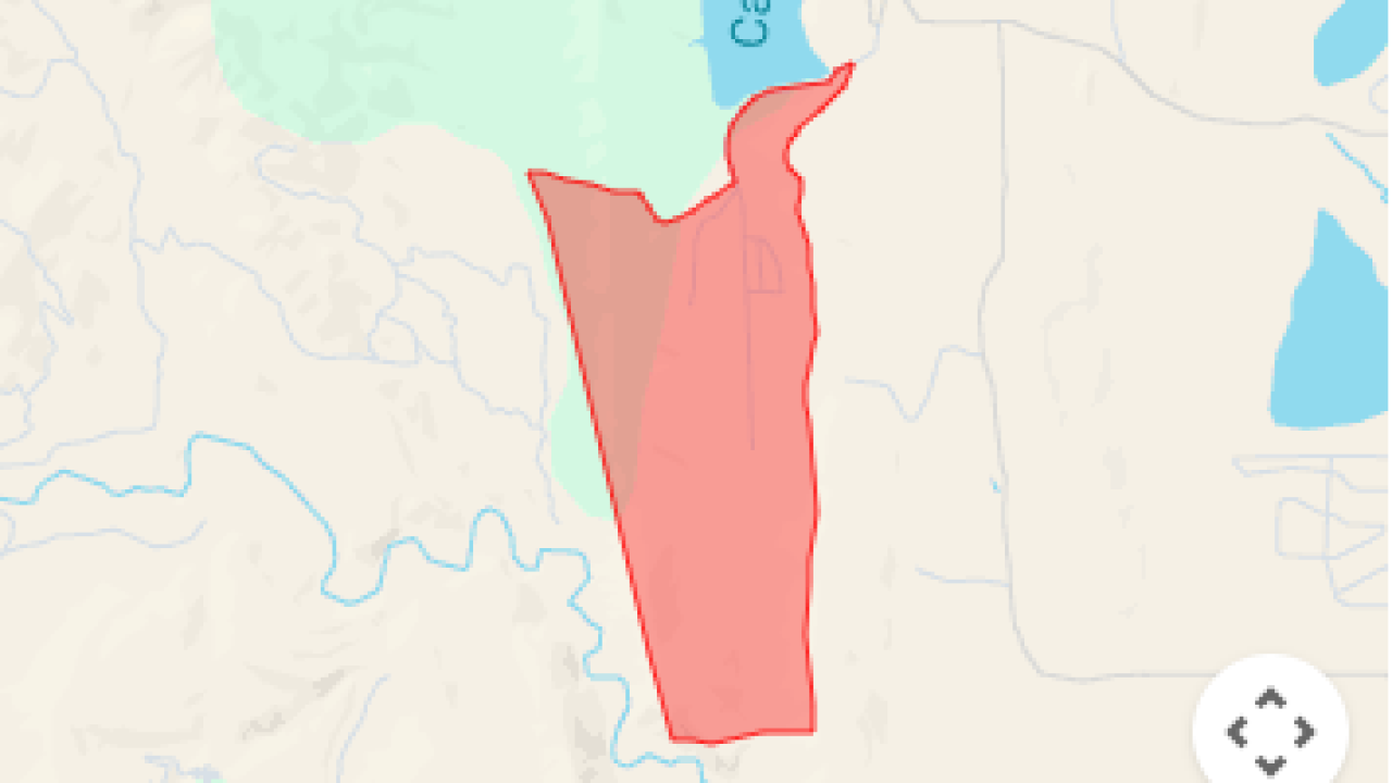 Carter Lake wildfire evacuation order.png