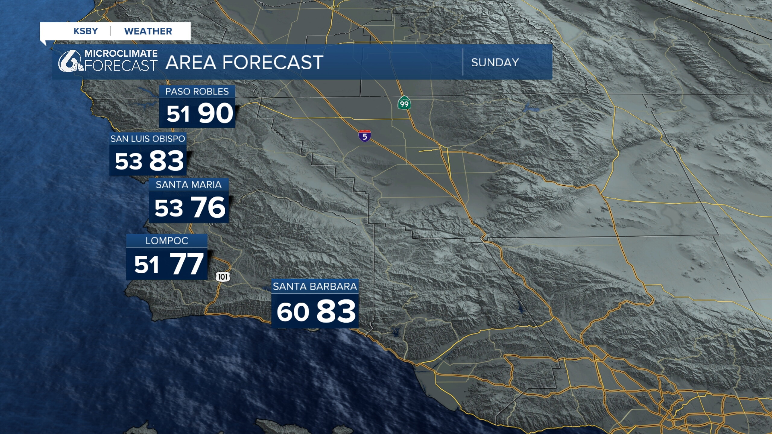 Warmer and drier weather is expected for most of next week