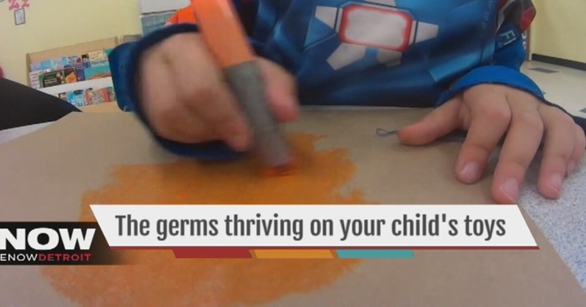 Keeping kids safe from germs on toys