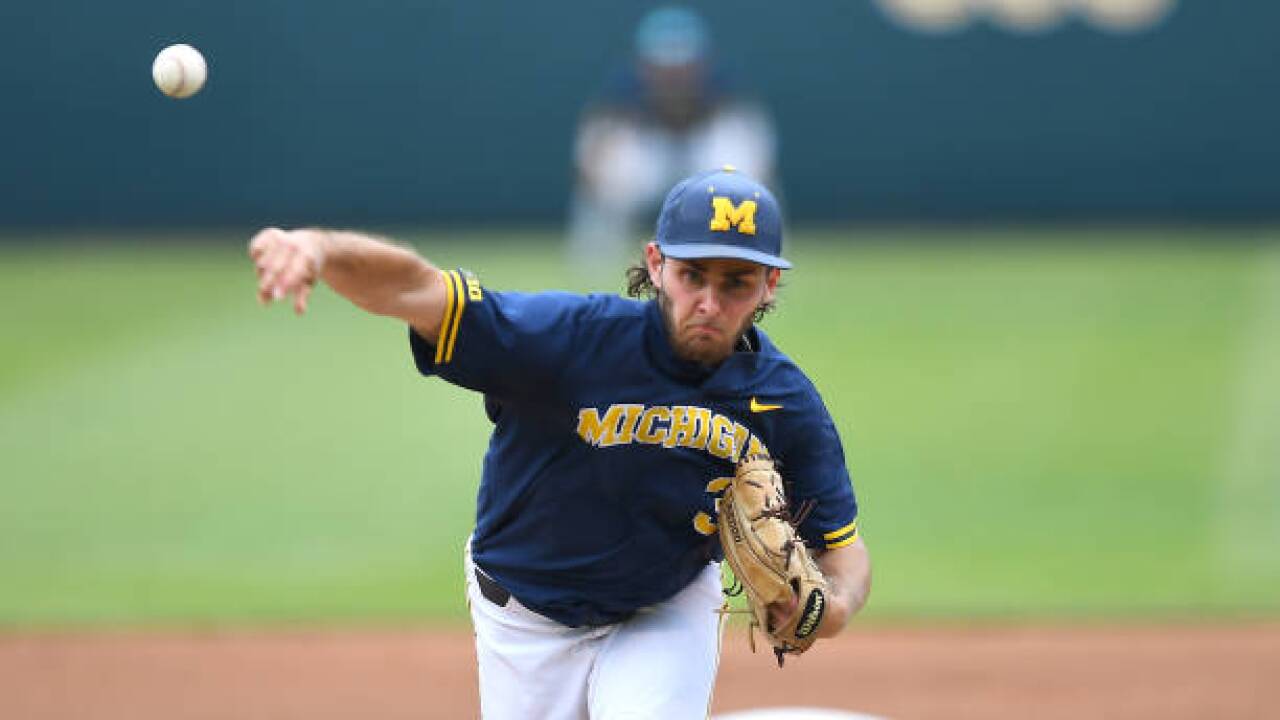 Michigan Beats Texas Tech In Its First College World Series Game