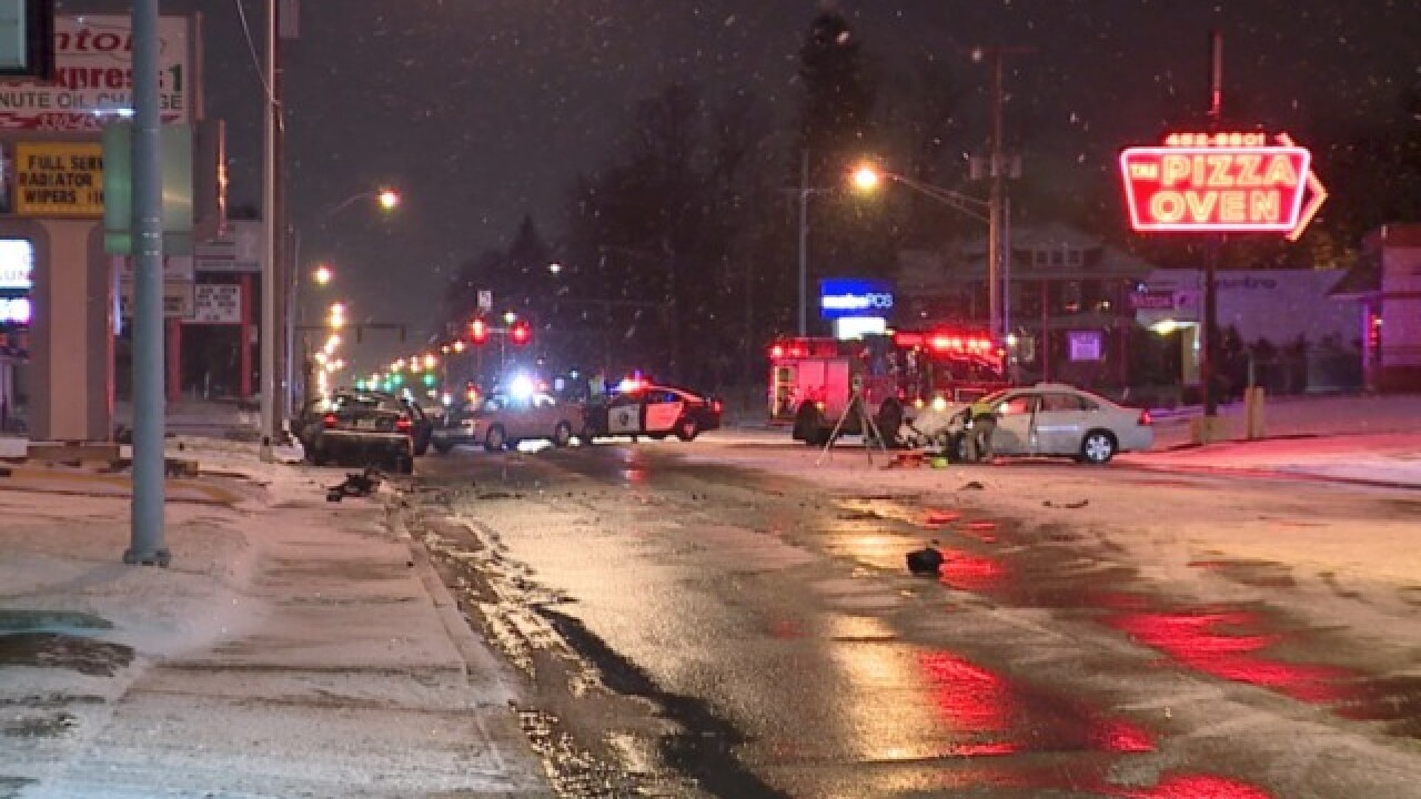 Deadly crash involving three cars in Canton
