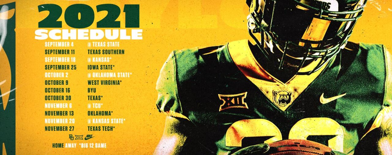 2021 Baylor Football Schedule