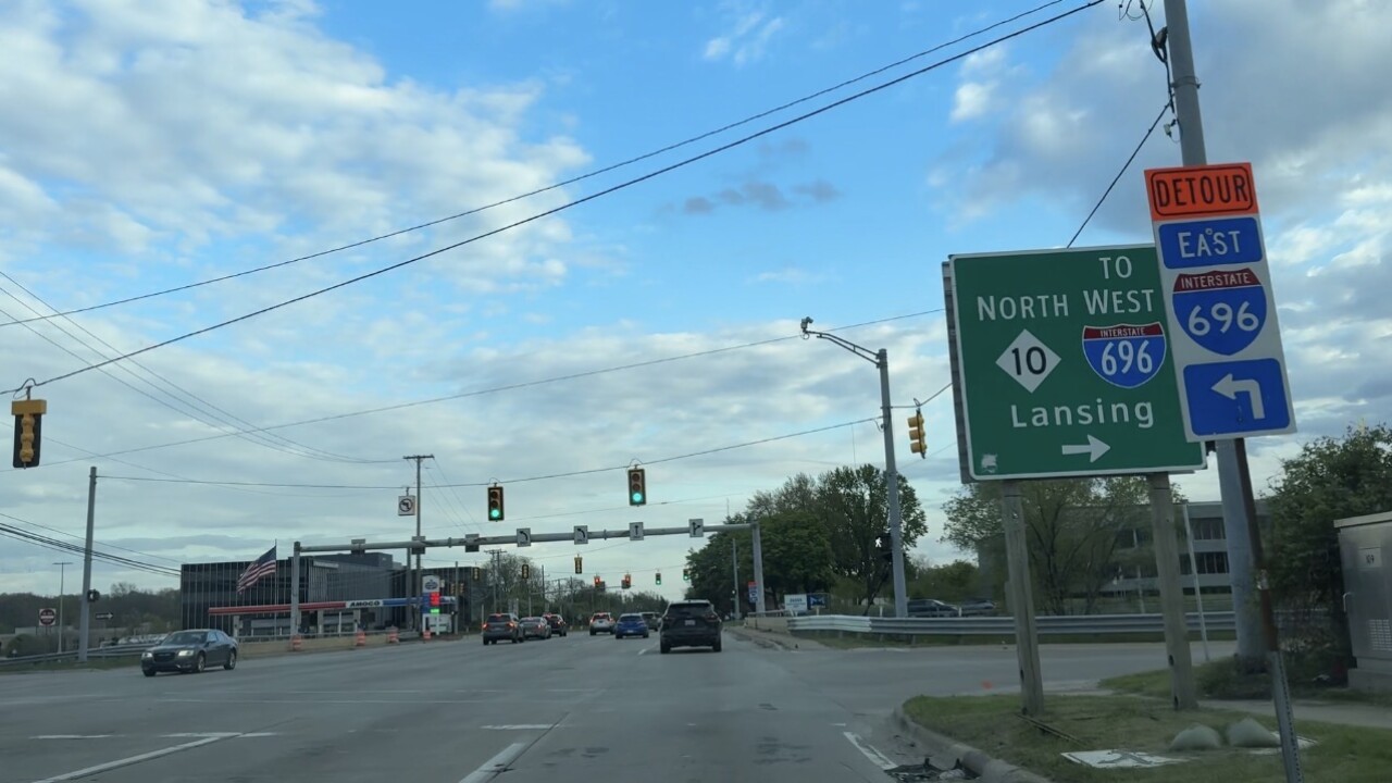 Westbound I-696 exit to Lahser Road, M-10 and Telegraph closing for months in Oakland County