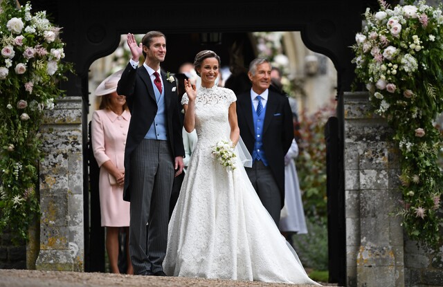 Photos from Pippa Middleton's elegant wedding to James Matthews