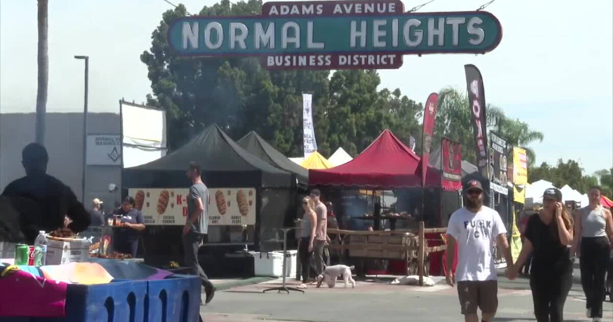 Adams Avenue Street Fair draws hundreds to Normal Heights with food, music, and local vendors