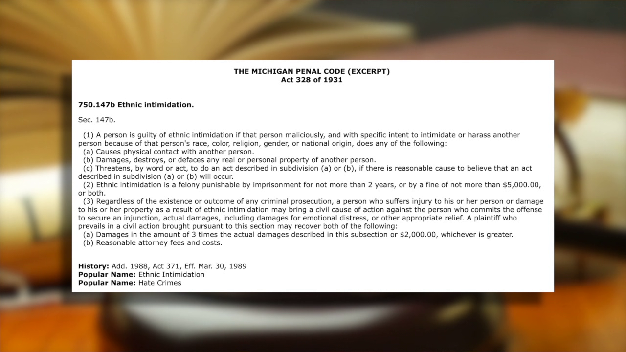 Hate Crime Legislation