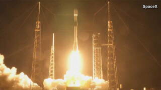 The SpaceX Bandwagon-5 mission lifted off from Cape Canaveral before sunrise on Oct. 20, 2026.