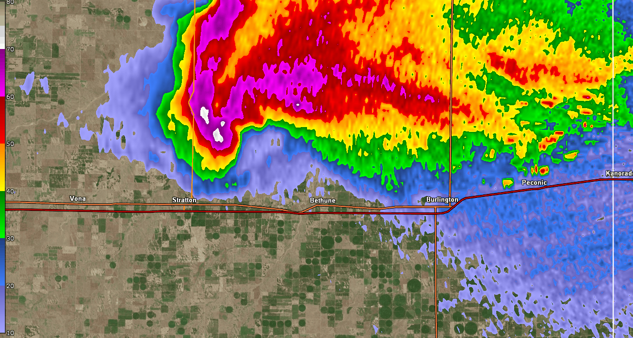 Bethune Hailstone Radar Gif